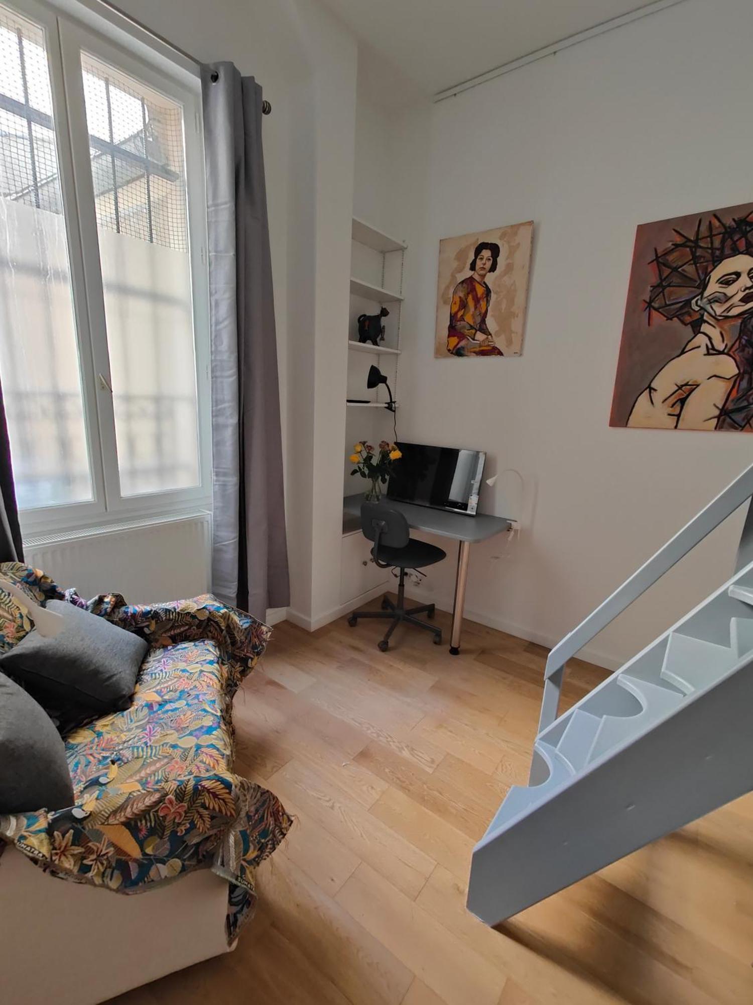 Loft, Atelier Artiste Montmartre Apartment Paris Bagian luar foto