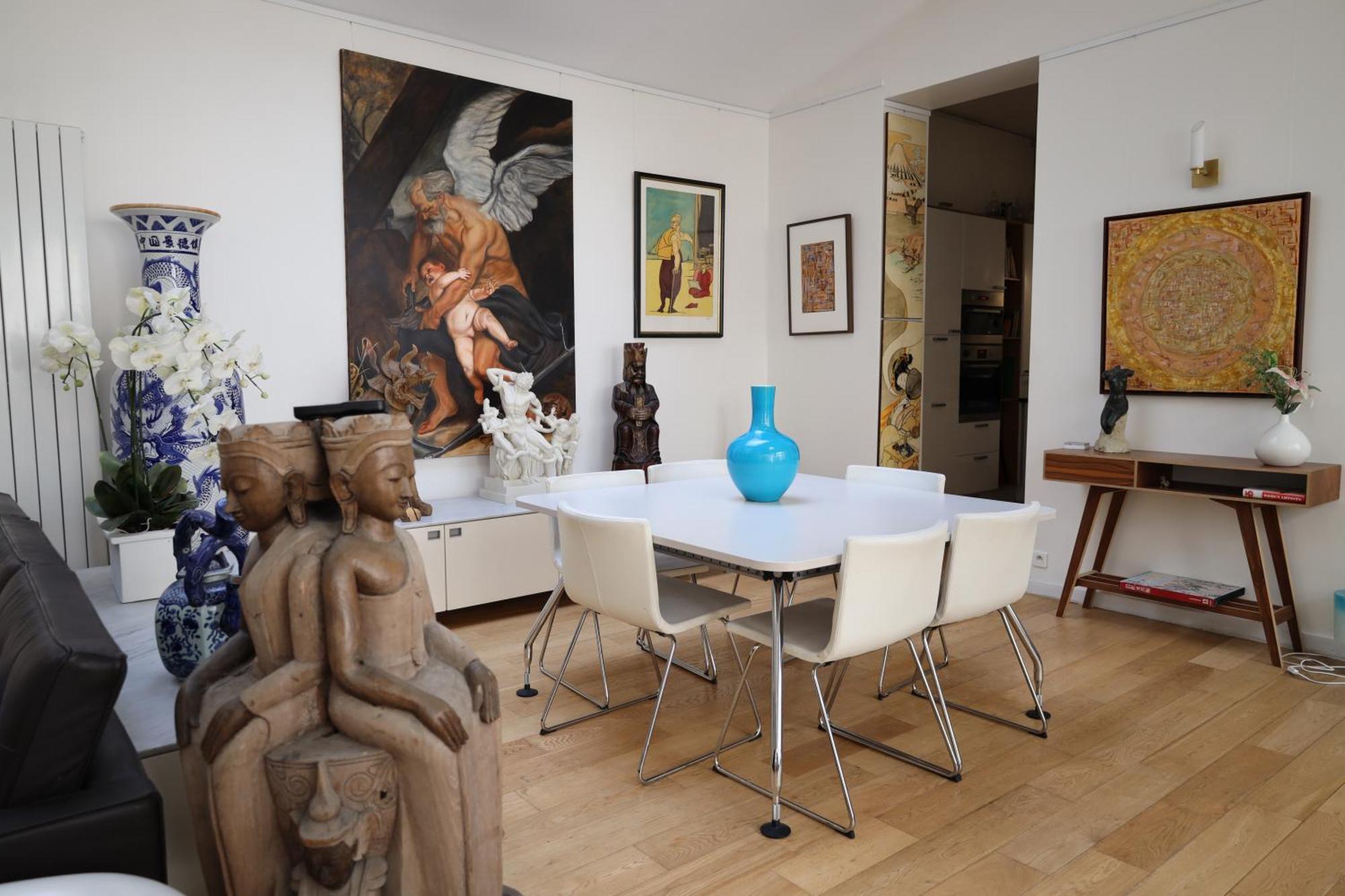 Loft, Atelier Artiste Montmartre Apartment Paris Bagian luar foto