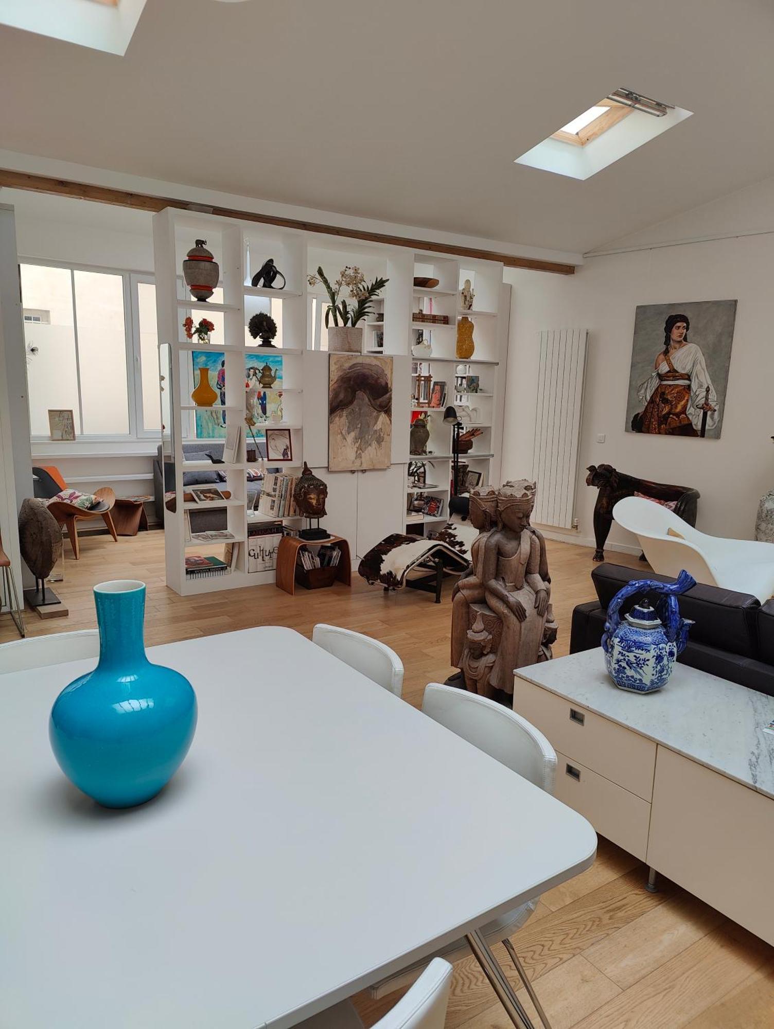 Loft, Atelier Artiste Montmartre Apartment Paris Bagian luar foto