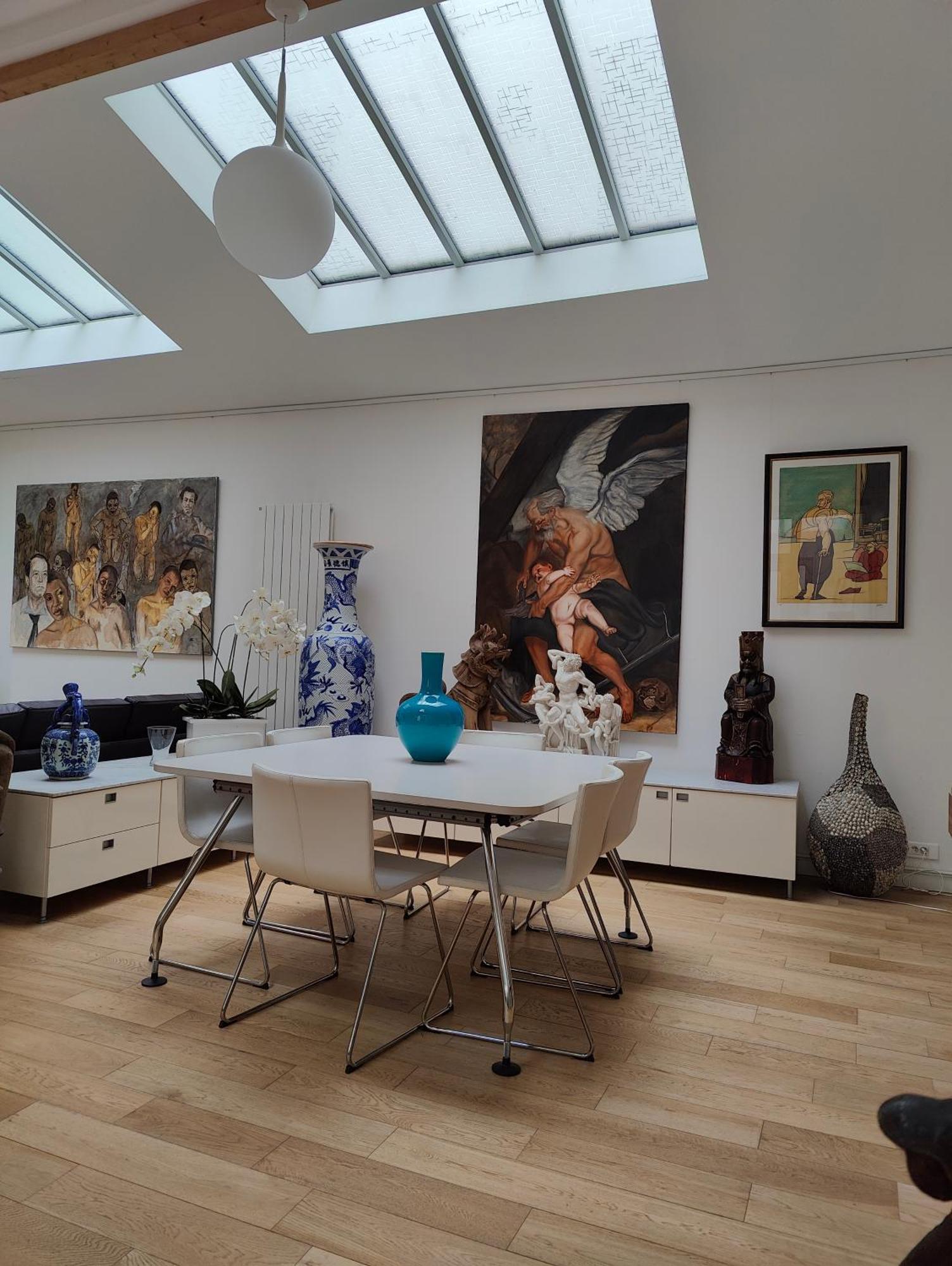 Loft, Atelier Artiste Montmartre Apartment Paris Bagian luar foto